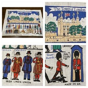 Vintage Tower of London Tea Towel